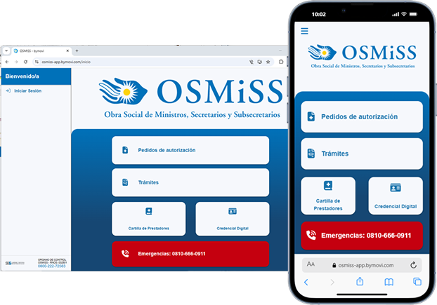 app osmiss imagen inicial